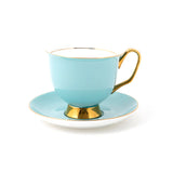 LyndalT Pale Blue Teacup and Saucer