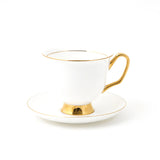 LyndalT White Teacup and Saucer