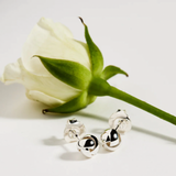 Najo Floret Stud Earrings Silver