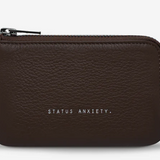 Status Anxiety LEFT BEHIND Wallet Cocoa