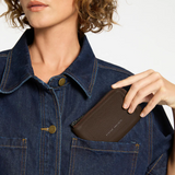 Status Anxiety LEFT BEHIND Wallet Cocoa