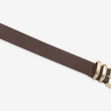 Status Anxiety LET IT BE Belt Choc/Gold - SM