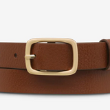 Status Anxiety NOBODYS FAULT Belt tan/gold - SM