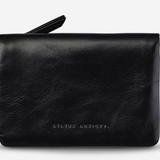 Status Anxiety IS BETTER NOW Wallet black